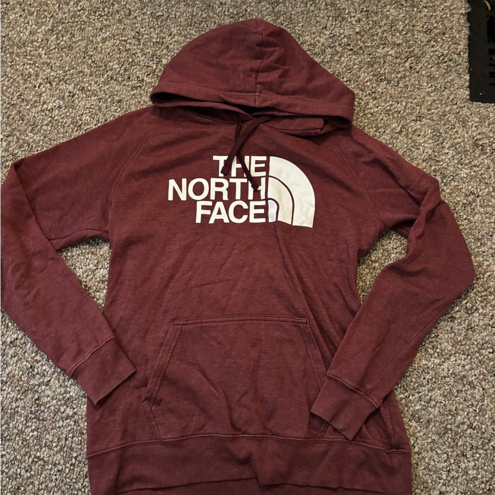 The North Face Burgundy Hoodie